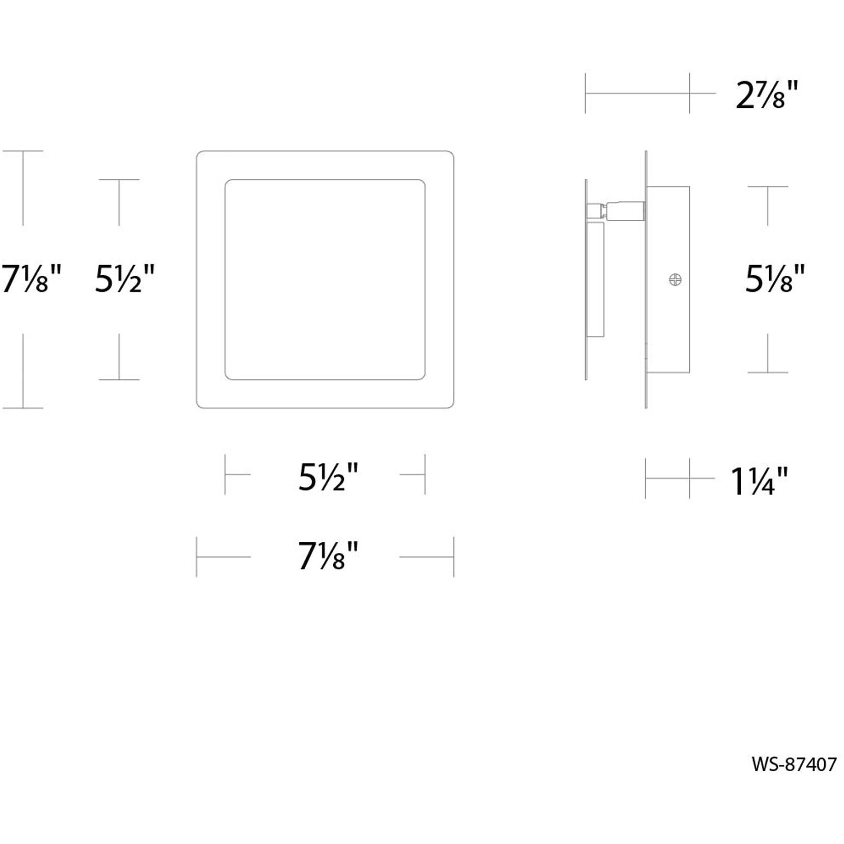 Greet Wall Sconce Wall Light in 3000K, White, dweLED