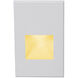 WAC 12V Step Light LED 3 inch White ADA Step and Wall Light in Amber, WAC Landscape