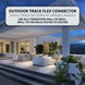 X Track 12 White Outdoor Track Accessory Ceiling Light