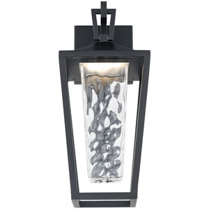 Manchester LED 16.25 inch Black Outdoor Wall Light in 3500K, dweLED