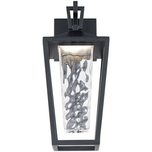 Manchester LED 16.25 inch Black Outdoor Wall Light in 3500K, dweLED