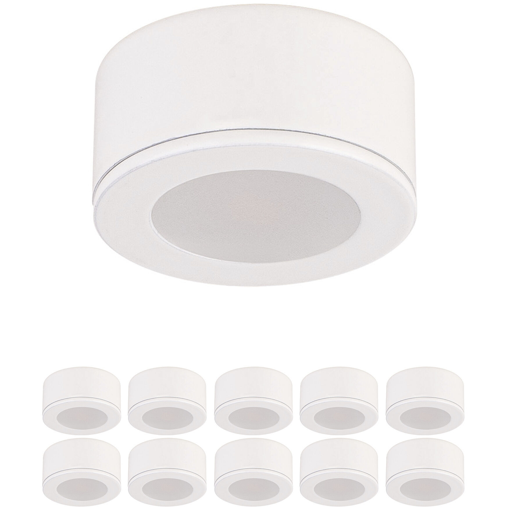 Mini Puck 10 Light 1.38 inch Track Lighting