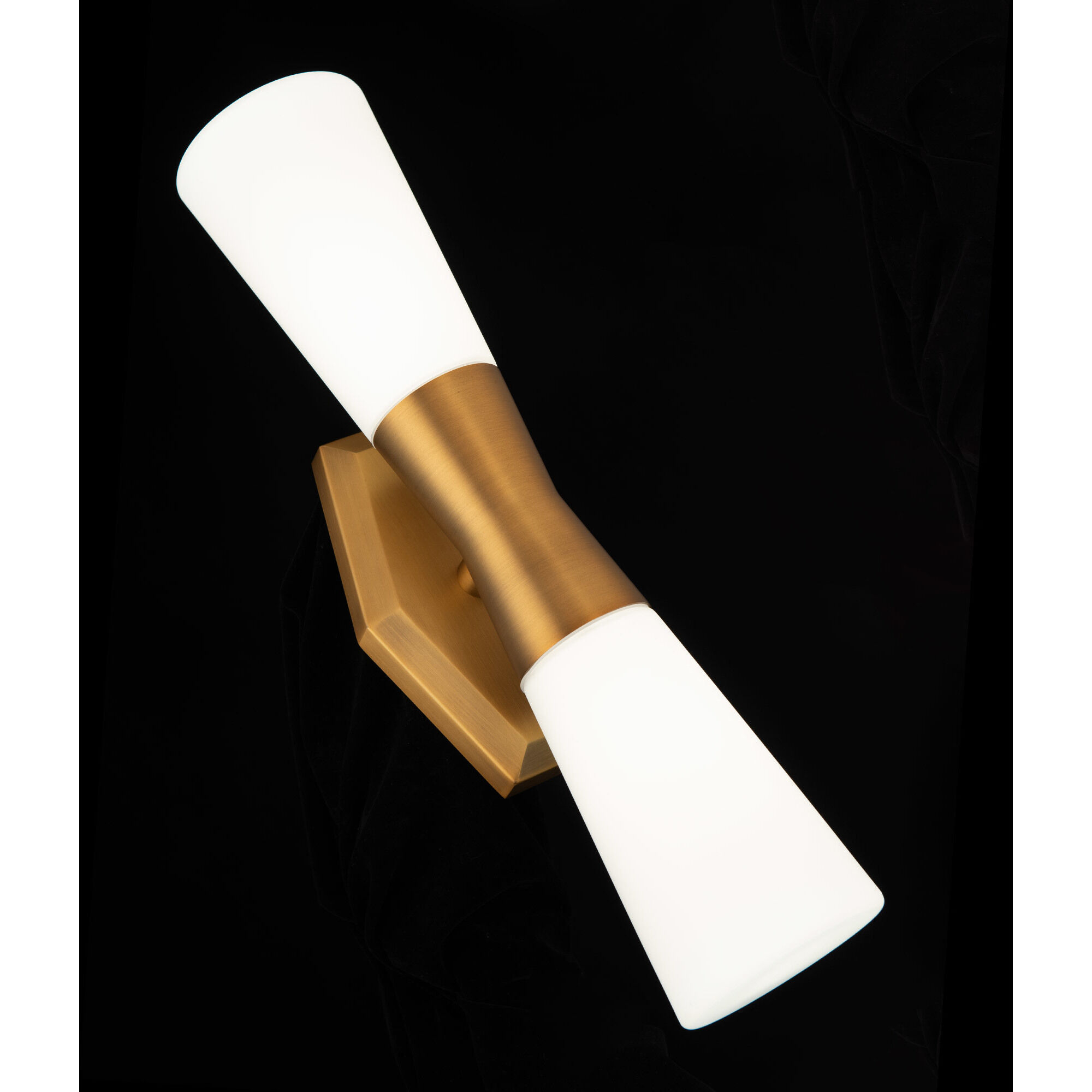 Locke LED 4.88 inch Aged Brass Bath Vanity & Wall Light, dweLED