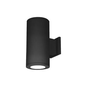 Tube Arch LED 5 inch Black Sconce Wall Light in 3500K, 85, Narrow, Straight Up/Down