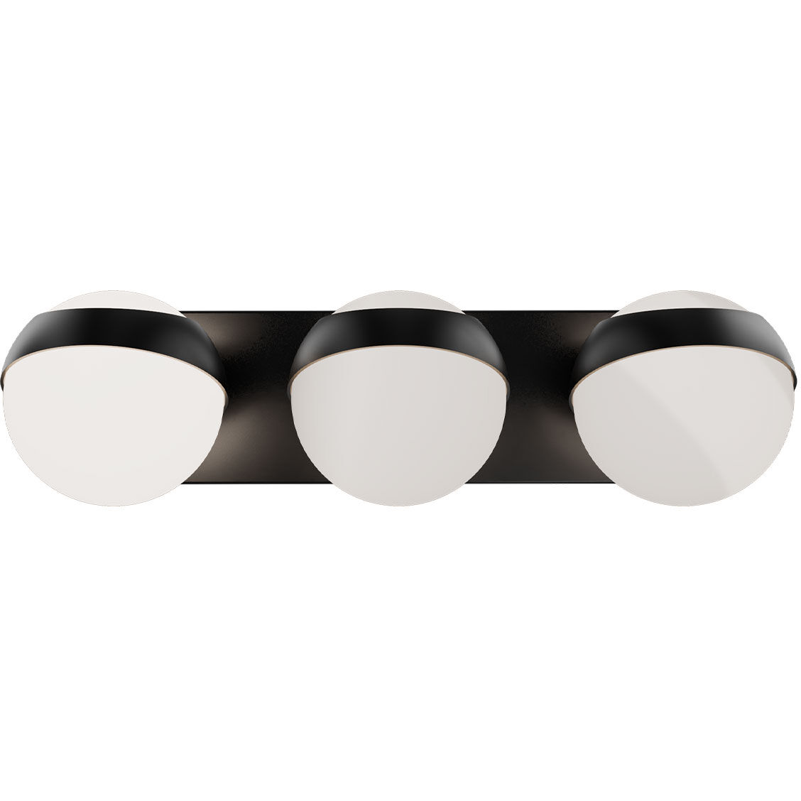 Tripoli LED 20 inch Black Bath Vanity & Wall Light in 2700K, dweLED