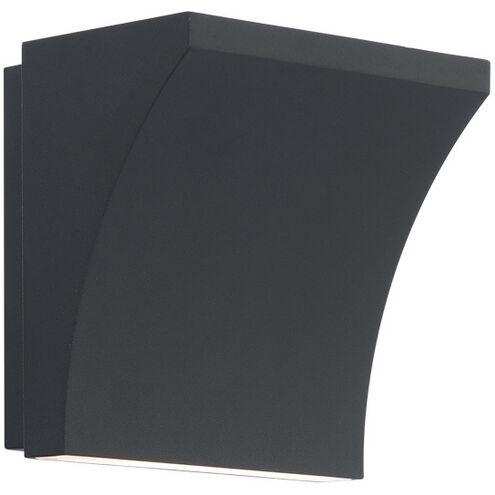 Cornice Wall Sconce Wall Light in 3500K, Black, dweLED