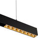 Ventrix 1 Light 48 Gold Track Fixtures Ceiling Light