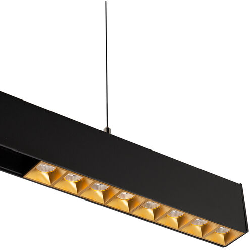 Ventrix 1 Light 48 Gold Track Fixtures Ceiling Light