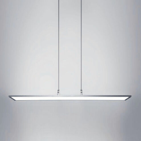 Line LED 10 inch Brushed Aluminum Chandelier Ceiling Light, dweLED