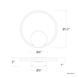 Vespere Wall Sconce Wall Light in 2700K, dweLED