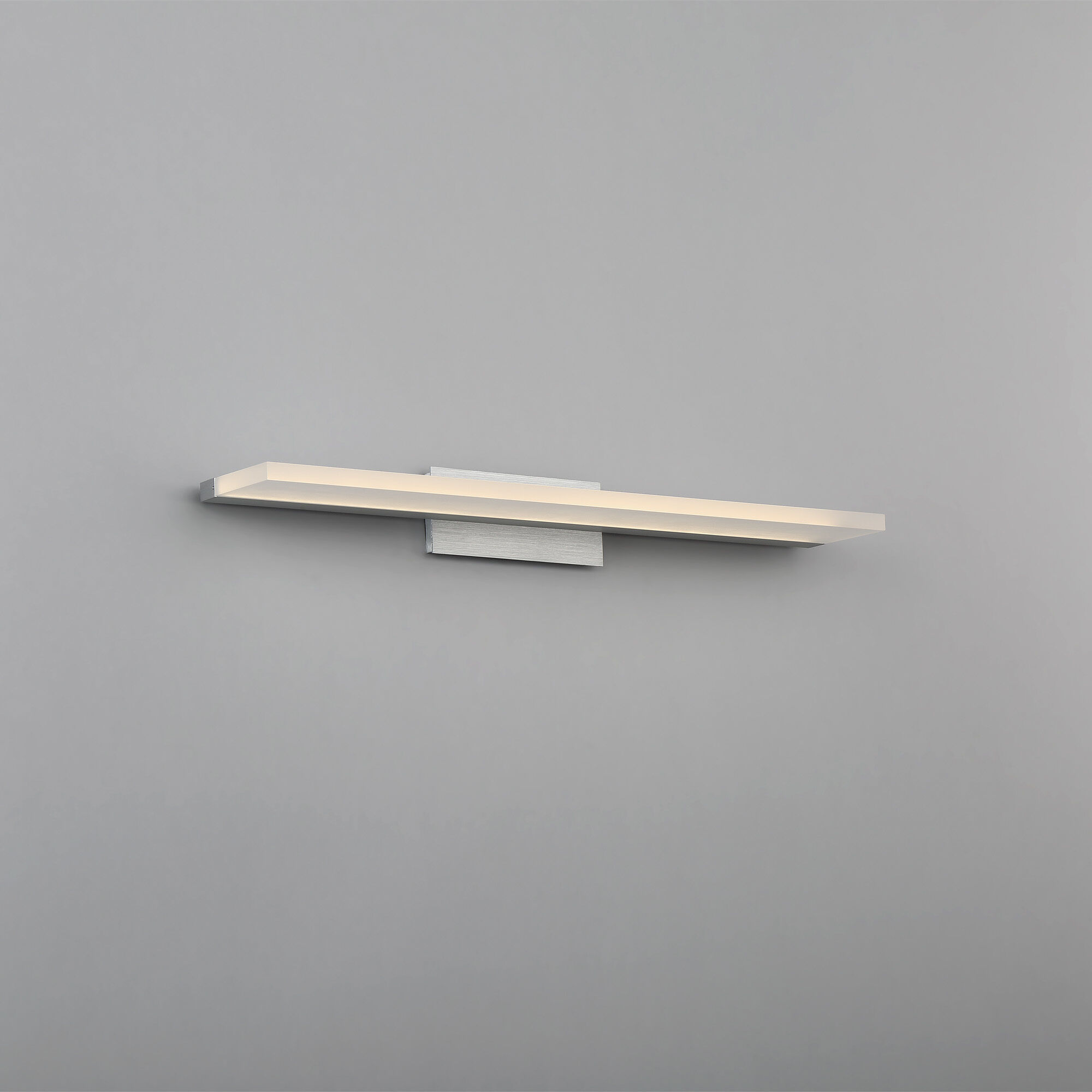 Level LED 25 inch Brushed Aluminum Bath Vanity & Wall Light, dweLED