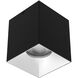 Zoron LED 3.63 inch Black and Haze Outdoor Ceiling Lighting in Black/Haze