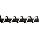 Marques LED 40 inch Black Bath Vanity & Wall Light, dweLED