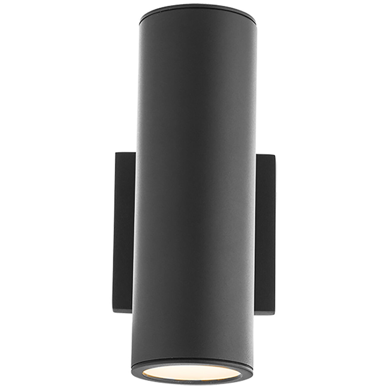 Cylinder LED 9.42 inch Black Outdoor Wall Light