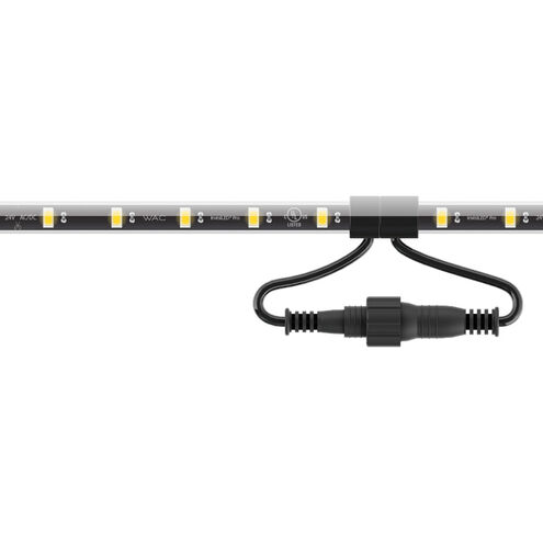 Tyler LED 1 inch Black Landscape Strip Light, Outdoor LED 24V Strip Light, WAC Lighting