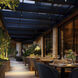 X Track 1 Light 12 Black Outdoor Track Head Ceiling Light