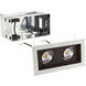 Mini LED Multiple Spots LED Black Multiple Recessed Trim in Wide, 4000K
