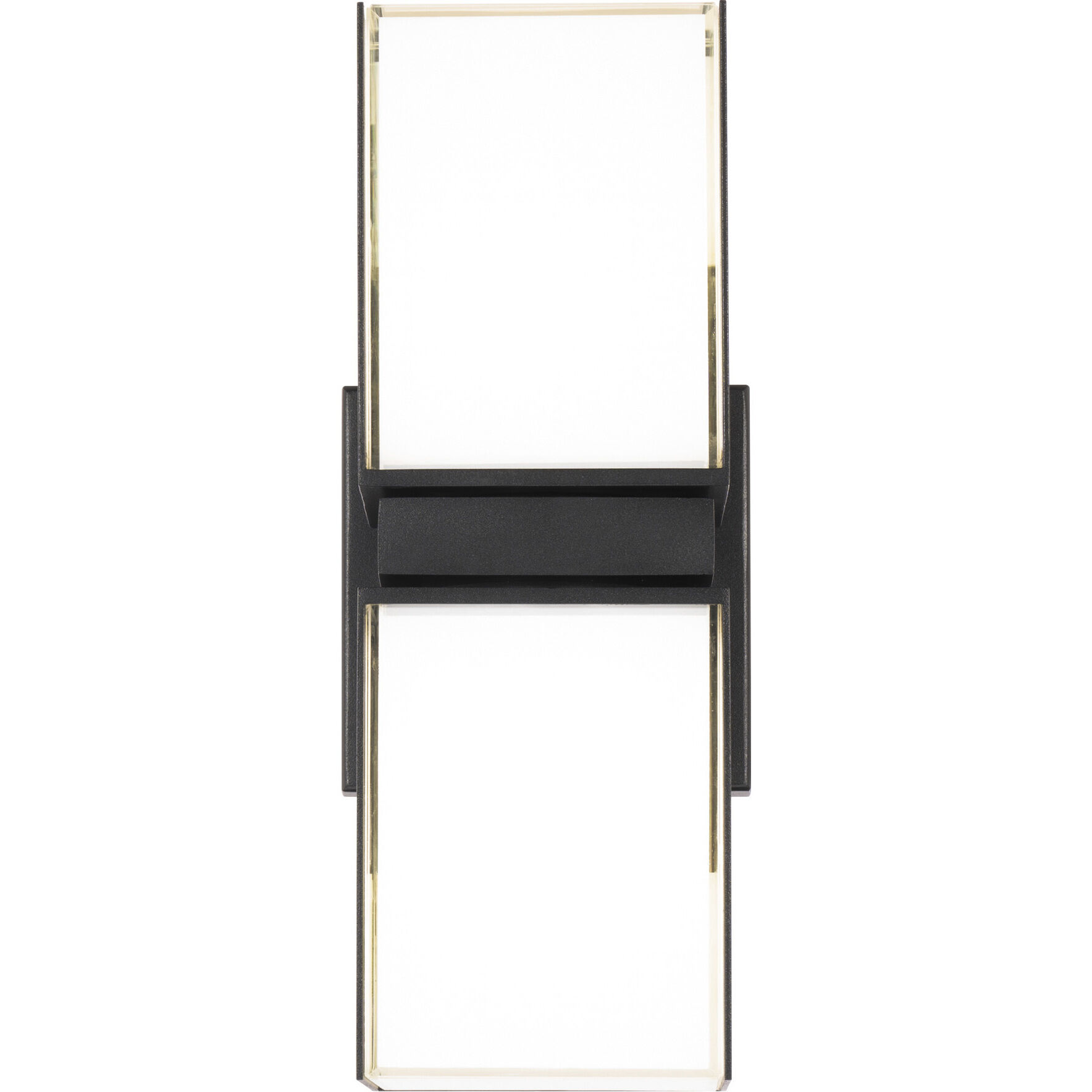 Vaiation LED 12.5 inch Black Outdoor Wall Light in 3500K, dweLED
