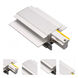 Recessed Live End Connector 1 Light 120 White Track Accessory Ceiling Light