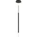 Viggo LED 0.75 inch Black Pendant Ceiling Light in 2700K, dweLED