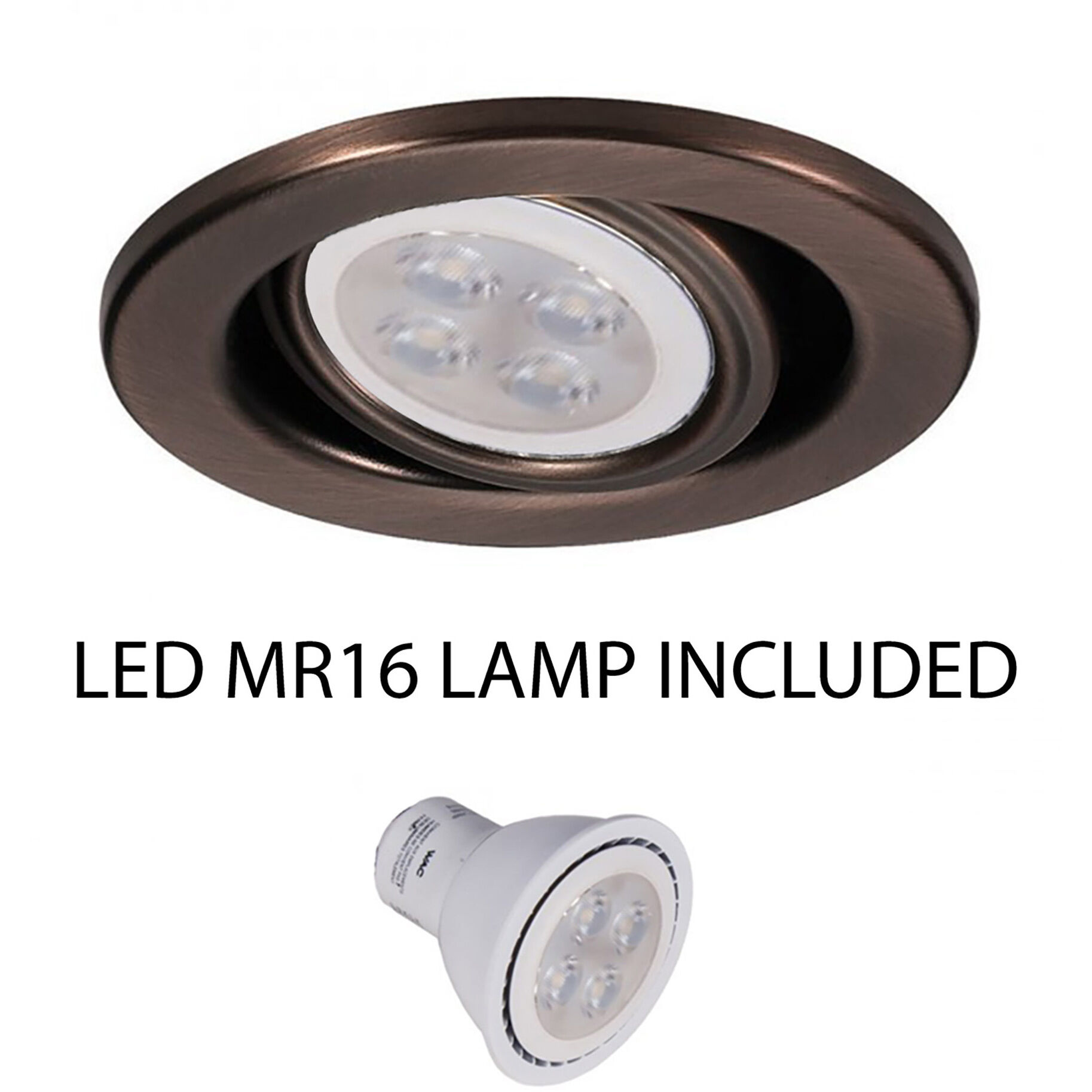 WAC Lighting HR-837LED-CB 2.5 LOW Volt GY5.3 Copper Bronze