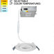 Lotos LED White Complete Kit Recessed Lighting