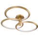 Solaris LED 40 inch Aged Brass Pendant Ceiling Light, dweLED