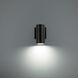 Cylinder LED 7.13 inch Black Outdoor Wall Lighting in 2700-3000-3500-4000-5000K, WAC Limited