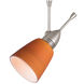 Ego 1 Light 12V Brushed Nickel Track Lighting Ceiling Light
