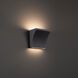 Cornice Wall Sconce Wall Light in 3000K, Black, dweLED