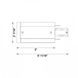 Recessed Live End Connector 1 Light 120 Platinum Track Accessory Ceiling Light