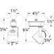 J Series 1 Light 120 Dark Bronze Track Head Ceiling Light in J/J2 Track