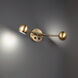 Duplex 5 inch Aged Brass Reading Light Portable Light