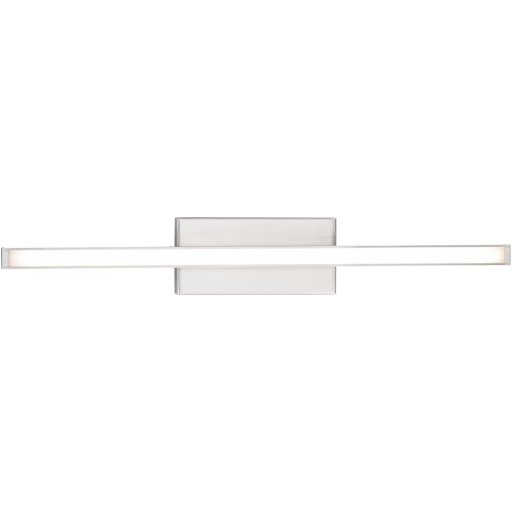 Parallax LED 18 inch Brushed Nickel Bath Vanity & Wall Light, dweLED