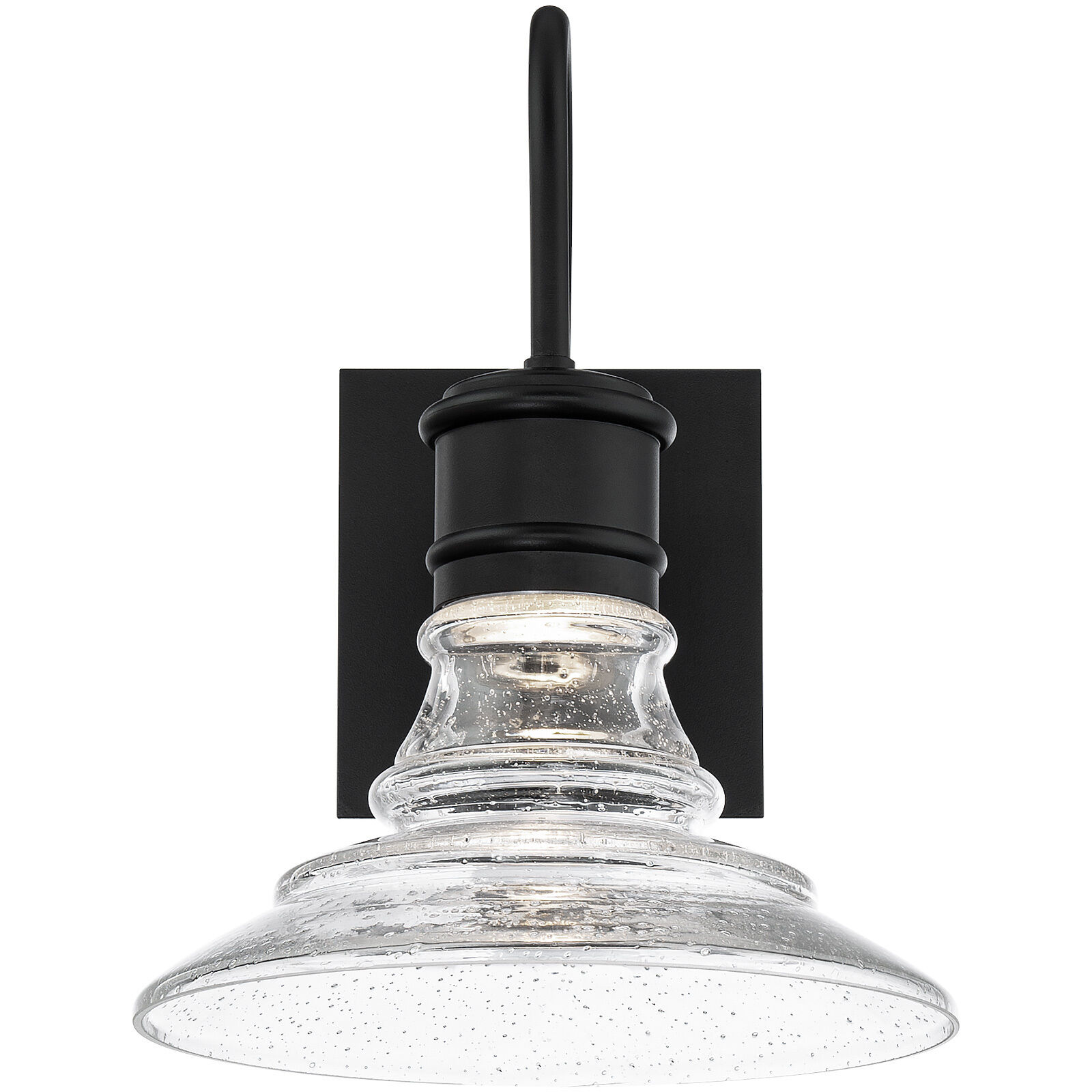 Nantucket LED 13 inch Black Outdoor Wall Light, dweLED