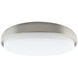 Lithium LED 18 inch Brushed Nickel Flush Mount Ceiling Light in 18in