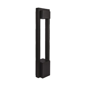 Park 12 5.5 watt Black Bollard Lighting in 3000K, WAC Landscape