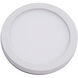 Round LED 5.25 inch White Flush Mount Ceiling Light in 3000K, 1, WAC Limited