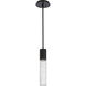 Sleek LED 2.63 inch Black Outdoor Pendant, dweLED