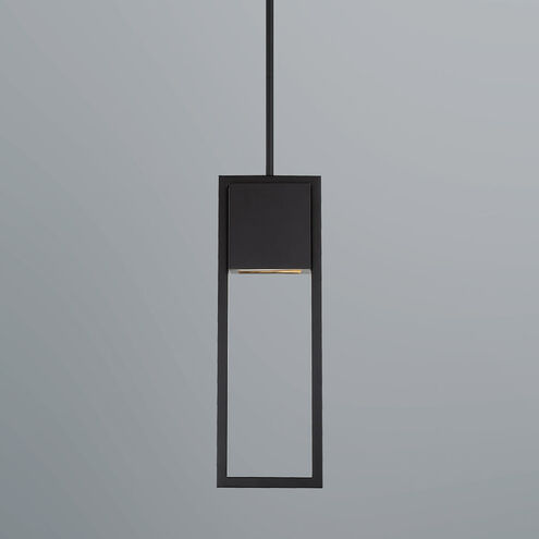 Archetype LED 4 inch Black Outdoor Pendant, dweLED