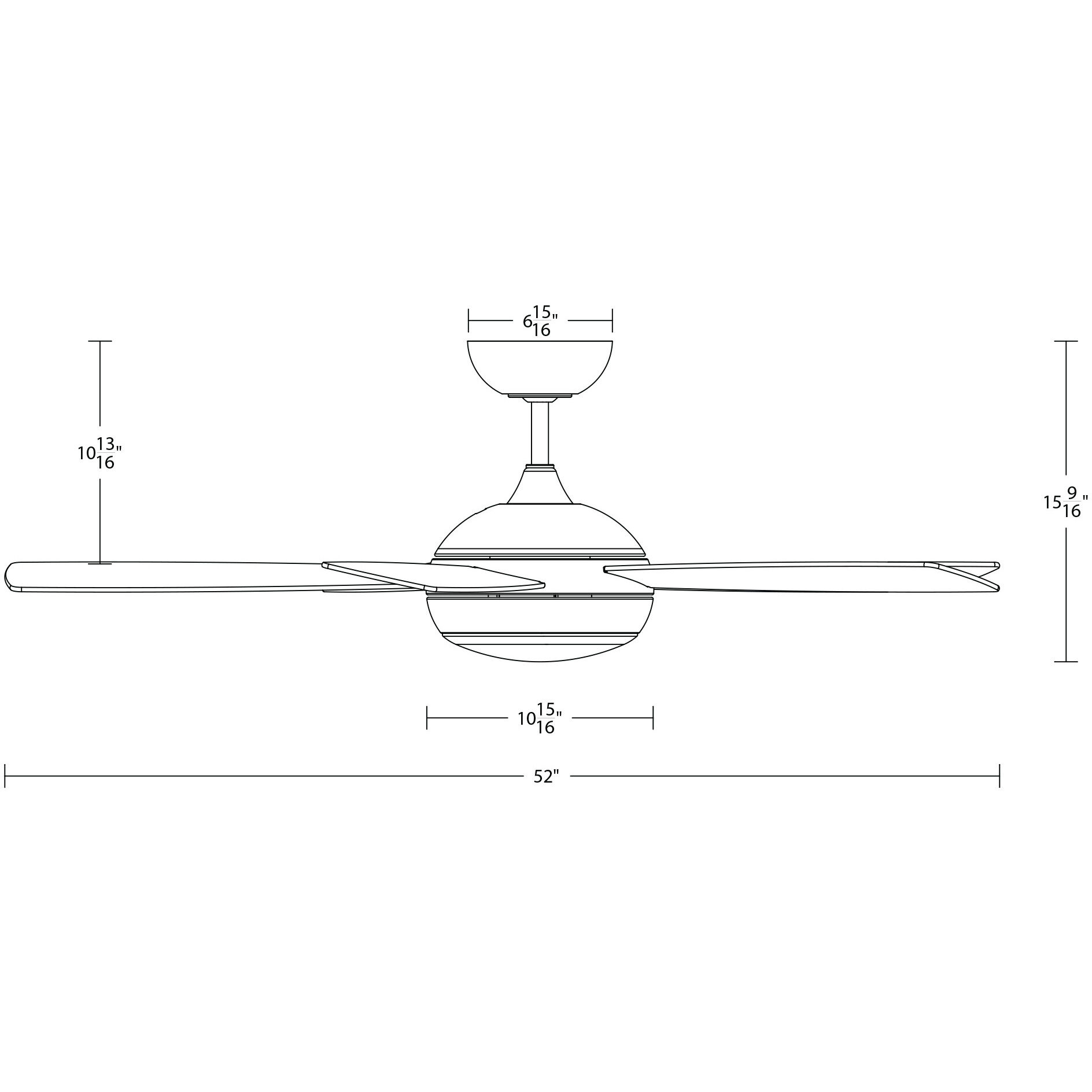 Odyssey 52 inch Matte White Downrod Ceiling Fans, Smart Fan