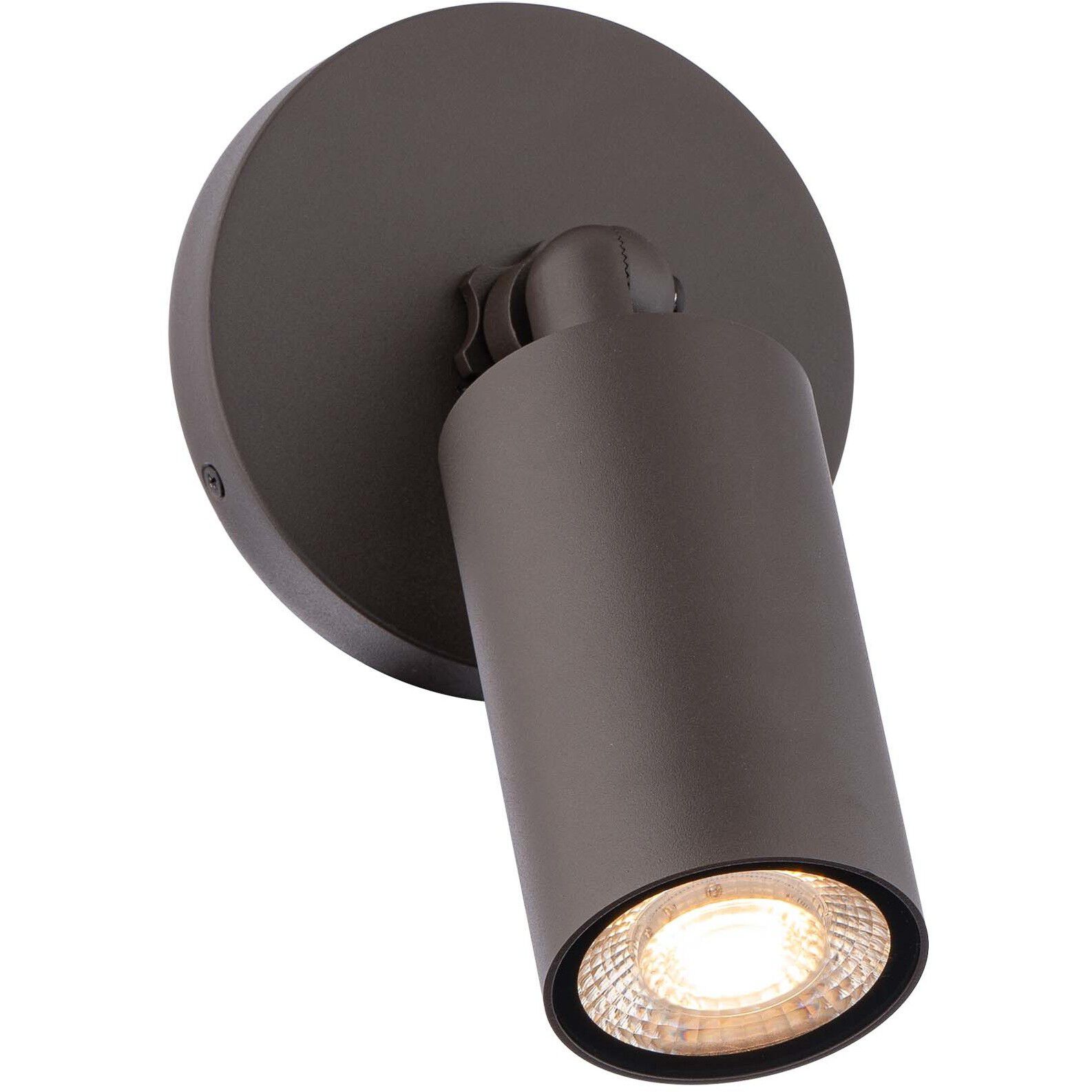 Cylinder LED 5.06 inch Bronze Outdoor Wall Lighting, WAC Limited