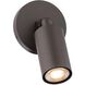 Cylinder LED 5.06 inch Bronze Outdoor Wall Lighting, WAC Limited