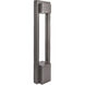 Archetype 120 12.5 watt Bronze Bollard Light in 3000K Warm White LED, WAC Landscape