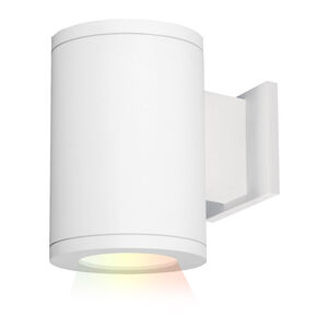 Tube Arch LED 7 inch White Outdoor Wall Light in 85, Flood, Color Changing, Straight Up/Down