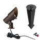 Tyler Bronze 7 watt LED Spot and Flood Lighting in 3000K, Low Voltage Accent Light, WAC Landscape