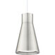 Twist-N-Lite LED 5 inch Brushed Nickel Mini-Pendant Ceiling Light