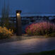 Even 12 8.3 watt Black Bollard Light in 2700K Warm LED, WAC Landscape