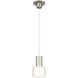 Twist-N-Lite LED 5 inch Brushed Nickel Mini-Pendant Ceiling Light