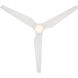 Stella 60 inch Matte White Downrod Ceiling Fans, Smart Fan